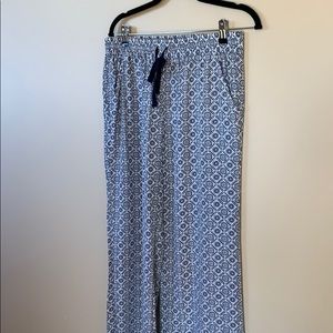 Noir Silk Palazzo Pant